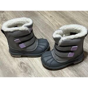 Winter snow boots kids girls size 8 thermolite‎ insulated